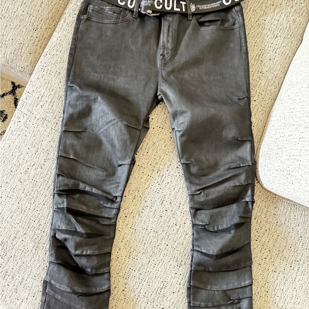 Cult of Individuality Black Skinny Jeans